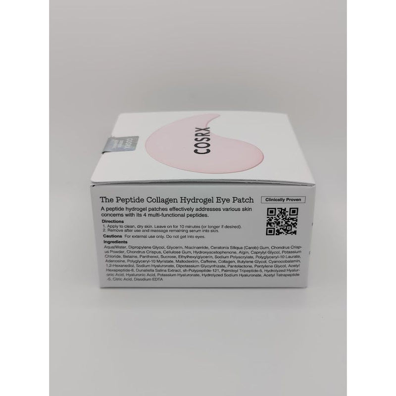 AsiaBeautyMall Cosrx The Peptide Collagen Hydrogel Eye Patch Eye Mask Light Slate Gray