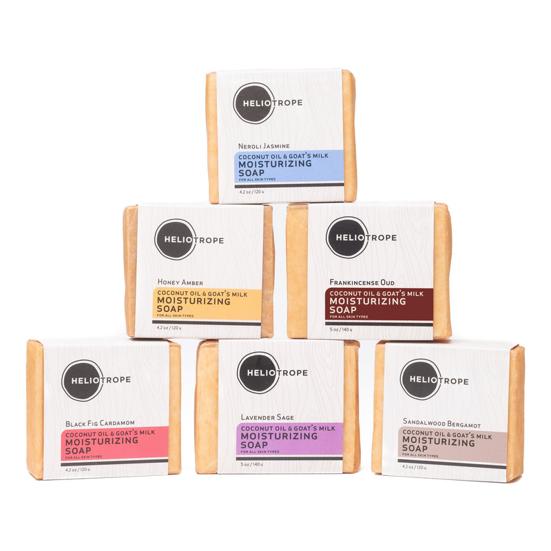 Heliotrope San Francisco Moisturizing Coconut Oil & Goat's Milk Soaps Soap