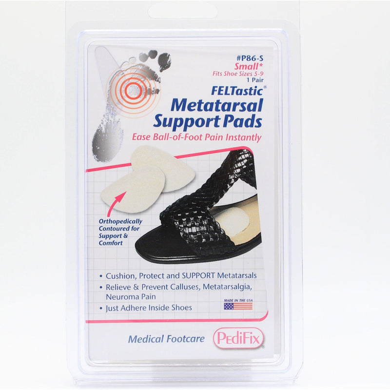 PediFix PediFix Feltastic Metatarsal Support Pads Small 1 Pair Metatarsal Support Pads