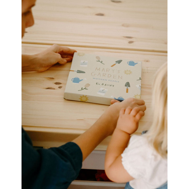 Be A Heart Mary's Garden Wooden Puzzle puzzle
