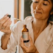 Paavani Ayurveda Nasya Oil | Ayurvedic Nose Oil for Deep Breathing simple Tan