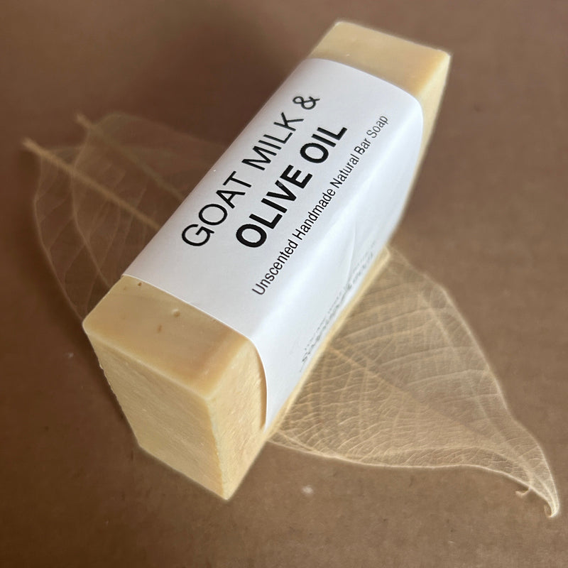 Soaplandia Soap Store Goat Milk & Olive Oil Bar Soap, Unscented Bar Soap