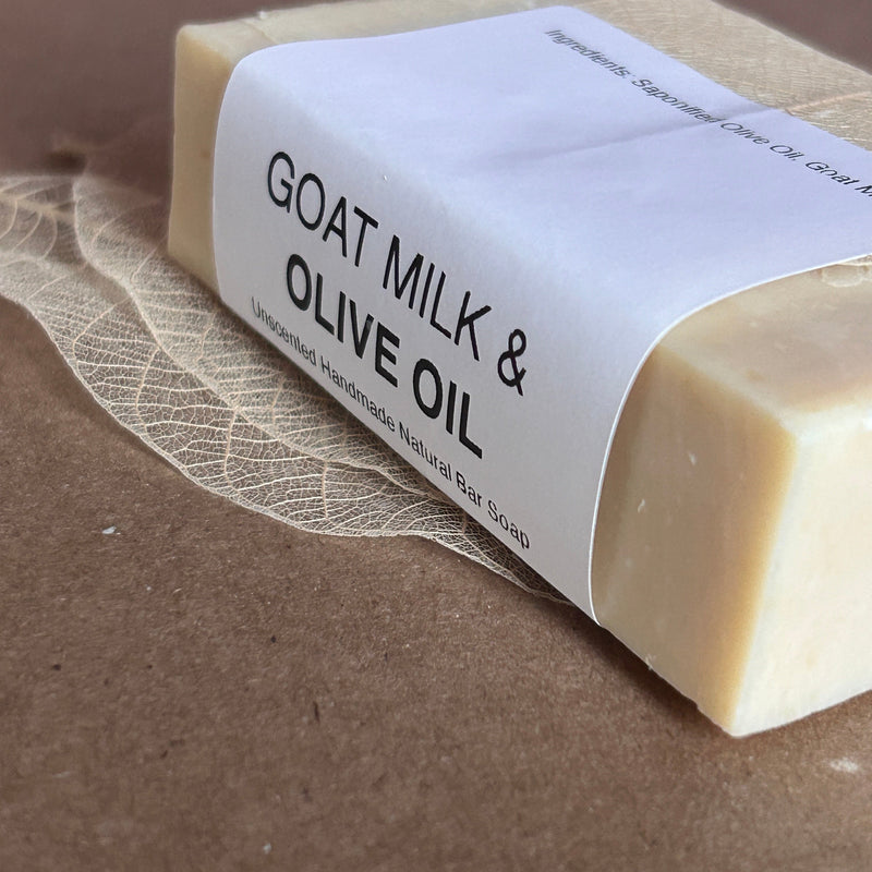 Soaplandia Soap Store Goat Milk & Olive Oil Bar Soap, Unscented Bar Soap
