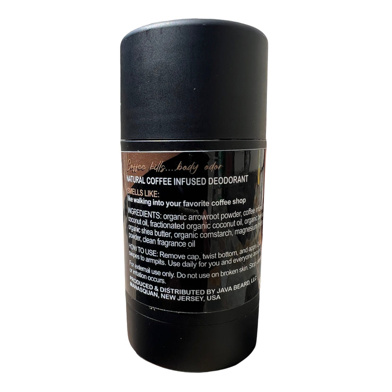 KAFX Body Coffee Shop Coffee-Infused Natural Deodorant – Real Coffee Scent & Safe for All Deodorant