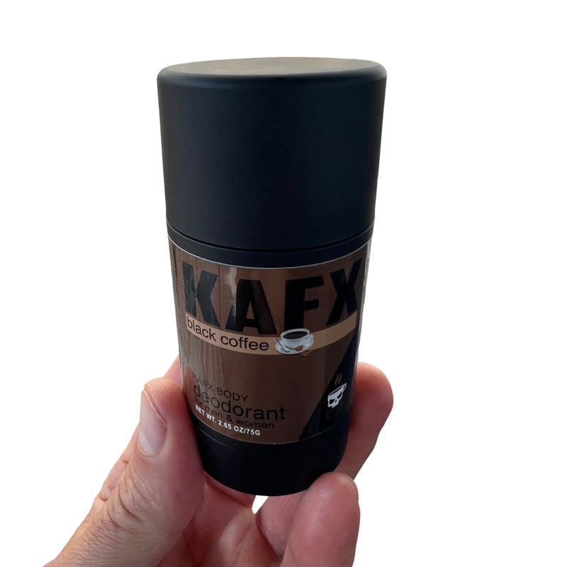 KAFX Body Coffee Shop Coffee-Infused Natural Deodorant – Real Coffee Scent & Safe for All Deodorant