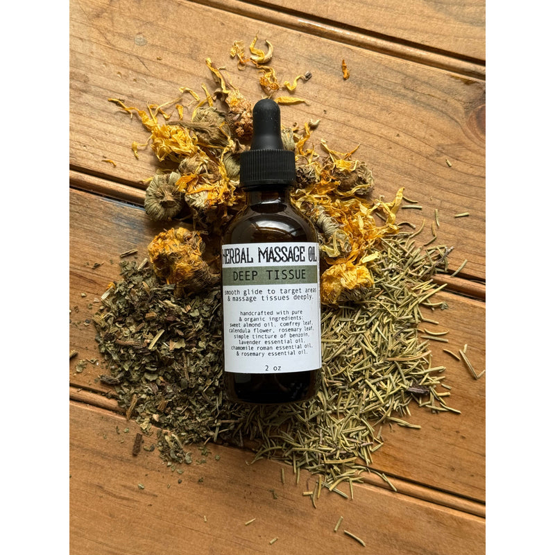 Apotheke DuJardin Herbal Massage Oil | DEEP TISSUE | HERBAL INFUSED massage oil