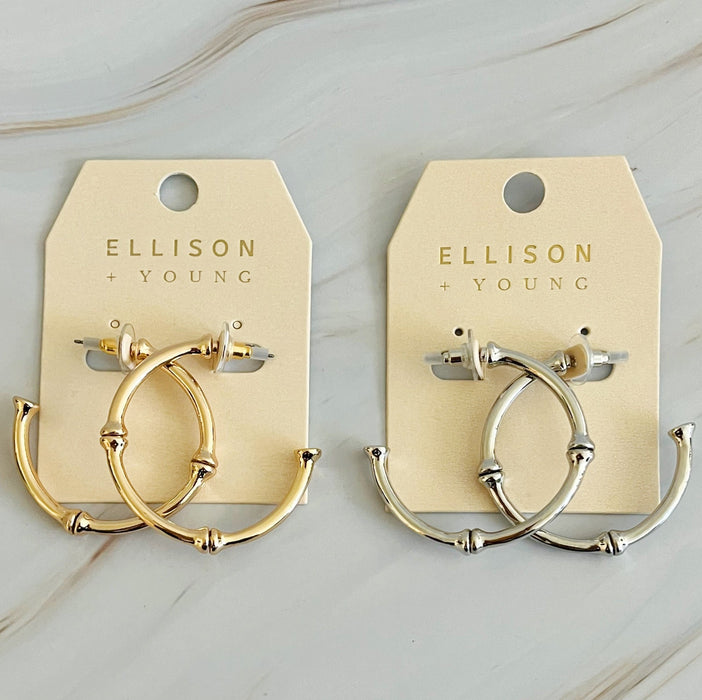 Golden Elegance Hoop Earrings