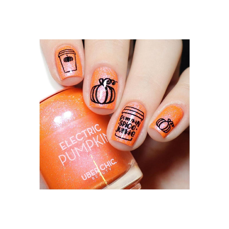 UberChic Beauty Hello Fall & Pumpkin Spice Stamping Plate