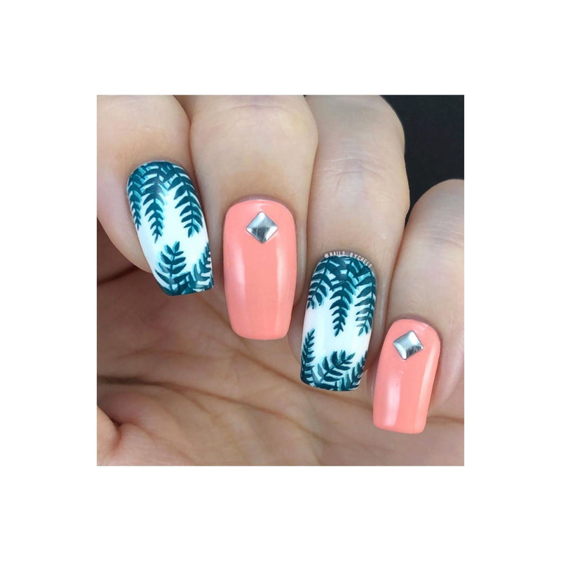 UberChic Beauty Lovely Leaves-04 Stamping Plate