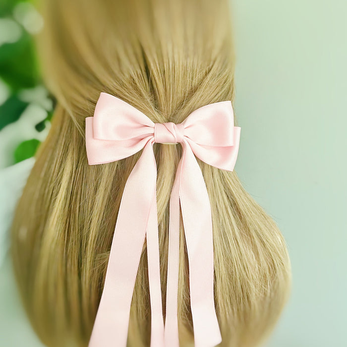 Double Bow Long Hair Clip Set of 3