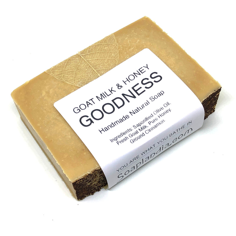 Soaplandia Soap Store Goat Milk & Honey Goodness Soap, Unscented Bar Soap