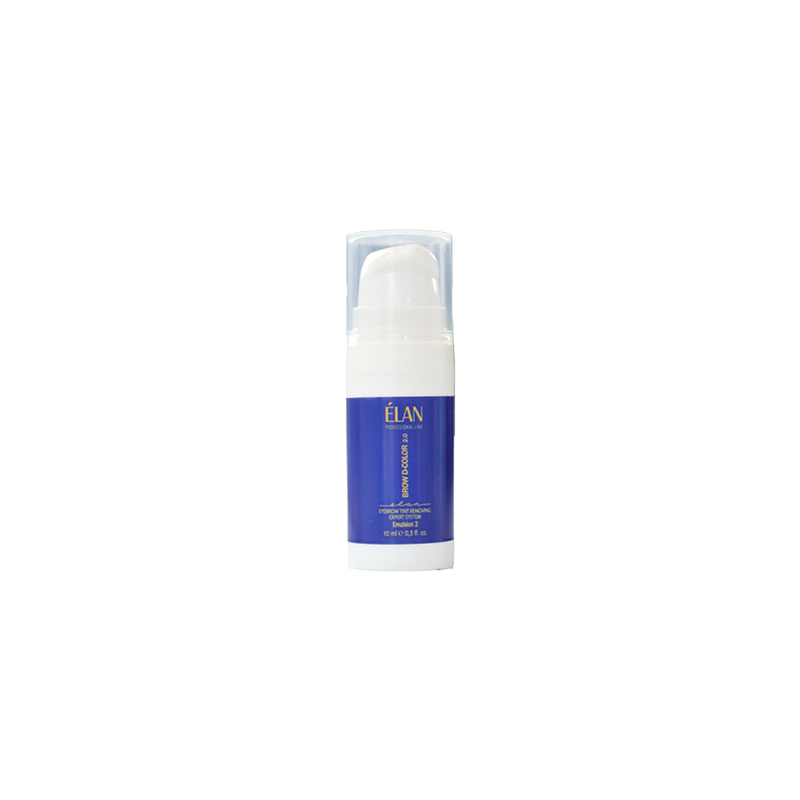 nbmsupply Elan Professional Line Eyebrow Tint Removing Expert System «BROW D-COLOR 2.0» Emulsion 2 10ML