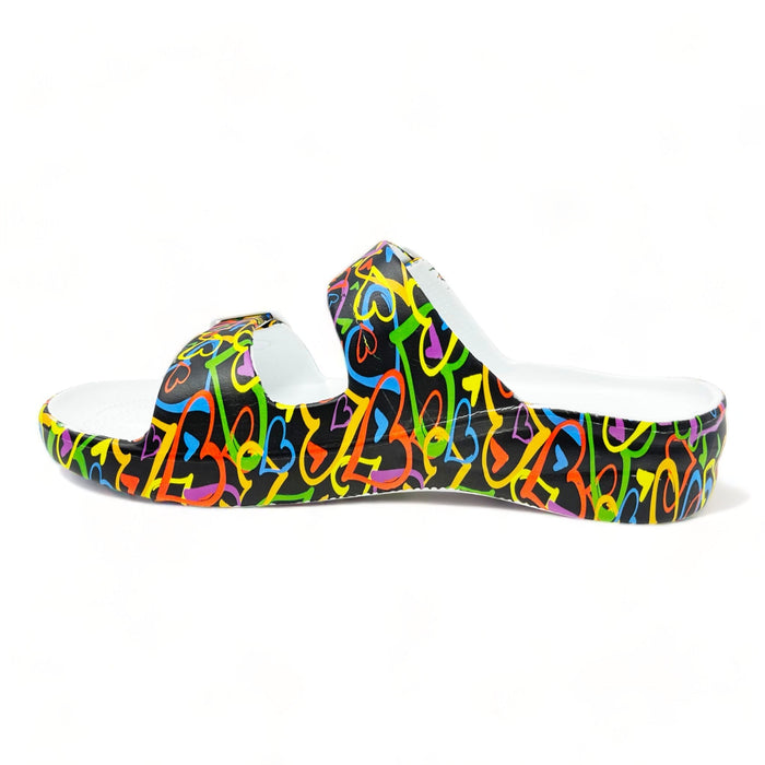 Women's PAW Print Adjustable 2-Strap Sandals - Luv Generation