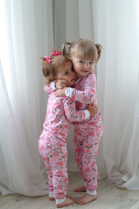 Pink Paradise Two Piece Pajama Sets