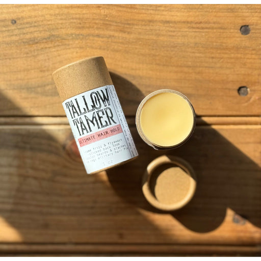 Apotheke DuJardin Tallow Tamer | Ultimate Hair Hold | Frizz | Flyaways | Slicked Hair Styles hair styling product Dark Olive Green