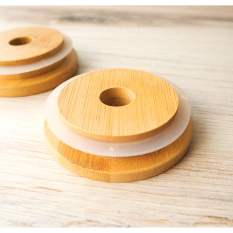 Love of Earth Co. Bamboo Lid w/ Straw Hole