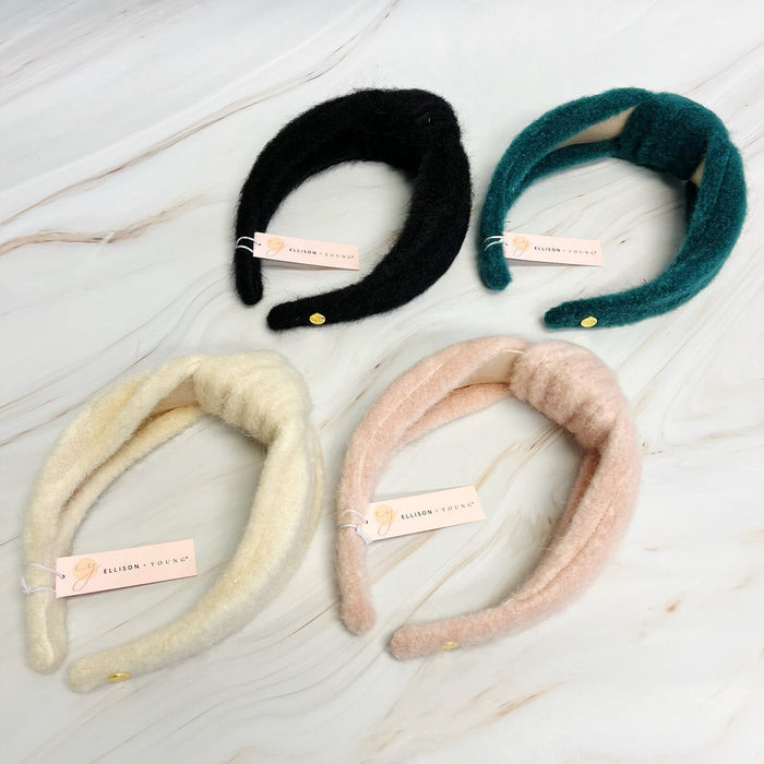 Cozy Fuzzy Cloud Knotted Headband