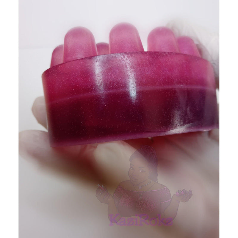 KaziRokz Sweet Aloe Massage Soap bar "YONI" SOAP BAR (100% vegan / Cruelty Free)