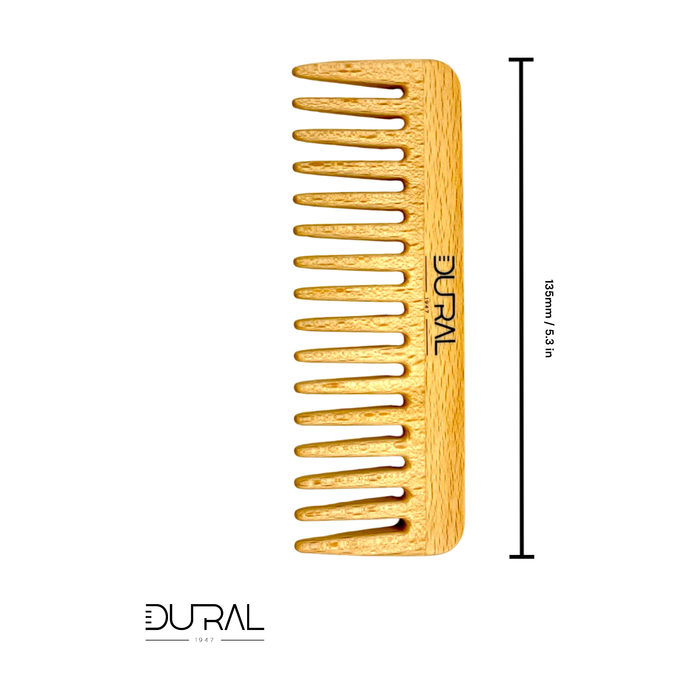 Dural Beech wood styling comb