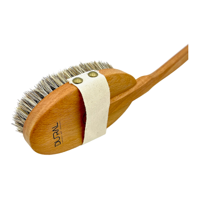 Dural Dural Steamed beech wood bath brush with horse hair / sisal bristles Bath Brush
