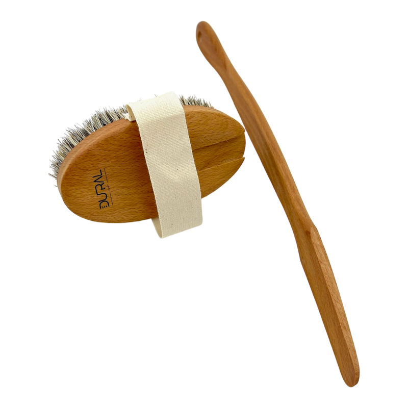 Dural Dural Steamed beech wood bath brush with horse hair / sisal bristles Bath Brush