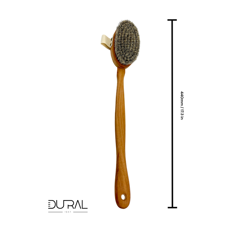 Dural Dural Steamed beech wood bath brush with horse hair / sisal bristles Bath Brush