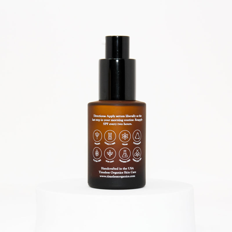 Timeless Organics Skin Care Sun Defense Serum - SPF 30