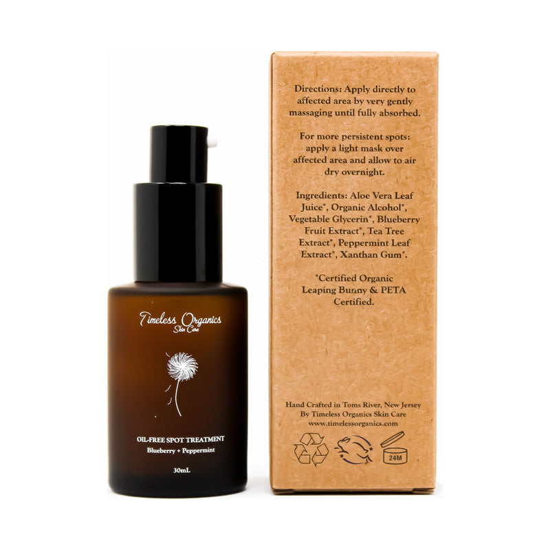 Timeless Organics Skin Care Spot Treatment - Oil Free Serum