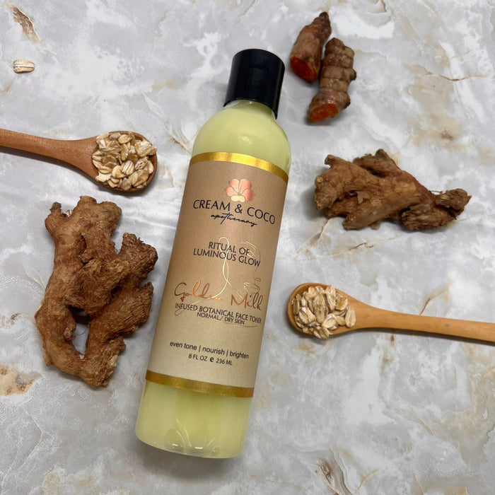 Cream & Coco Skincare Golden Milk Infused Botanical Toner