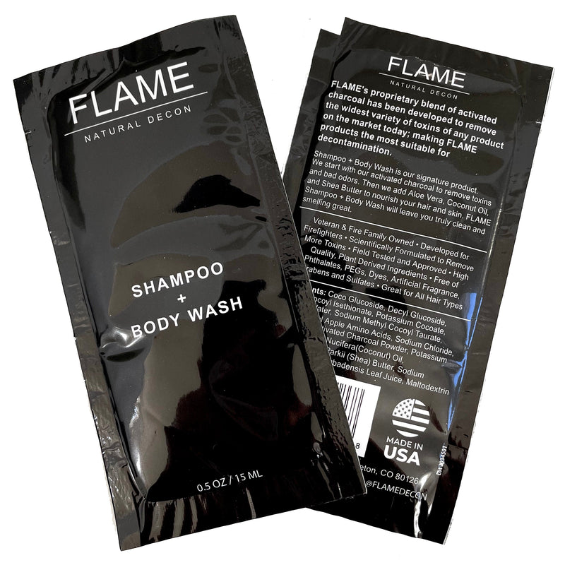 FLAME Natural Decon Shampoo + Body Wash White Smoke OG / 0.5 oz Single Use Pack
