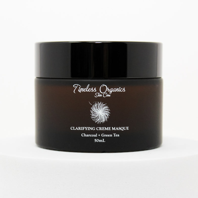Timeless Organics Skin Care Clarifying Charcoal Creme Masque