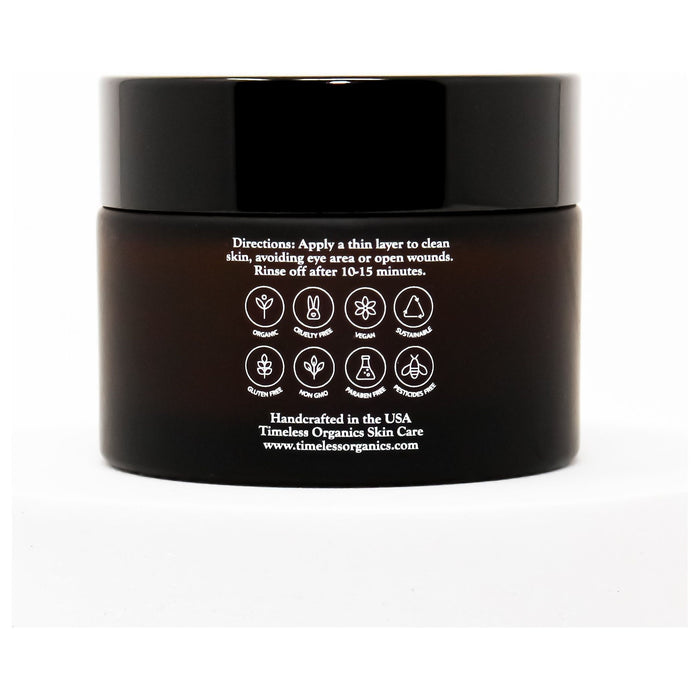 Timeless Organics Skin Care - Clarifying Charcoal Creme Masque