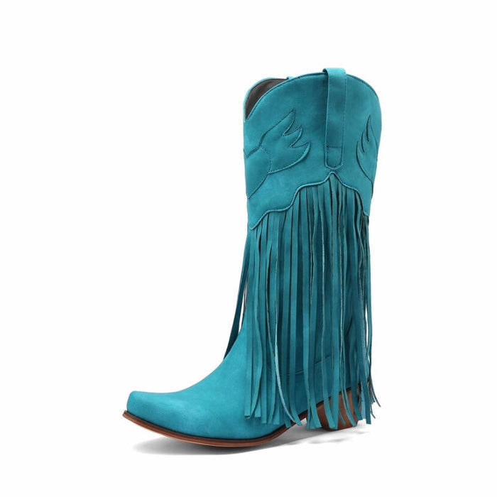 Women Retro Ethnic Western Boots