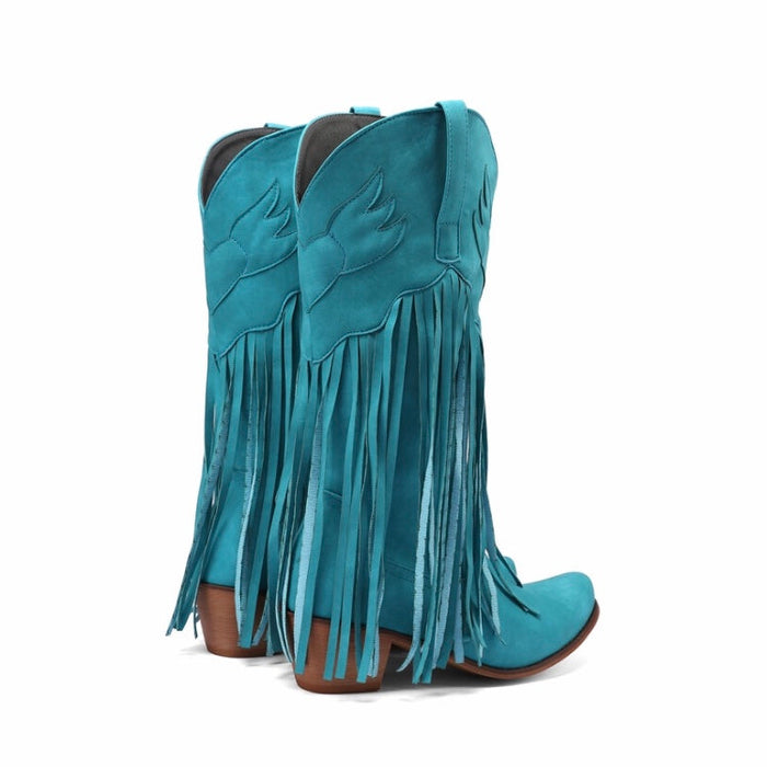 Women Retro Ethnic Western Boots