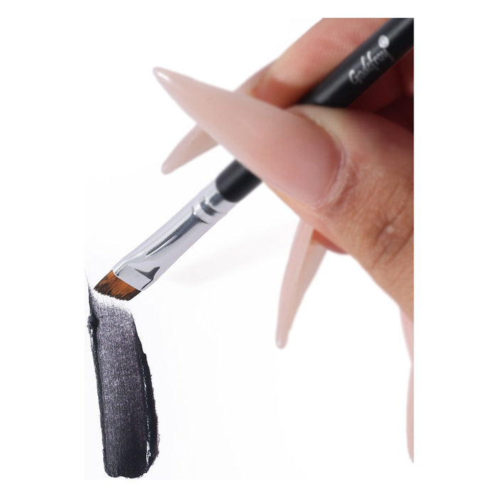 Godefroybeauty - Angled Eyeliner Brush, Ultra Fine Tipped, Precise Bristles, Slanted Angled Eyebrow Brush