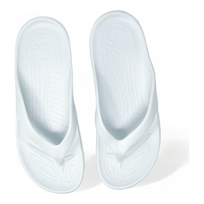 Women's Flip Flops - White