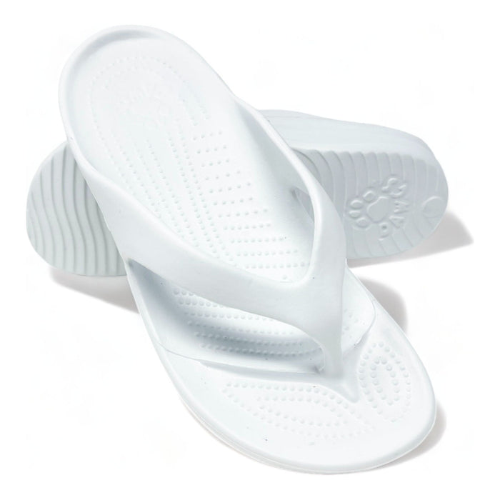 Women's Flip Flops - White