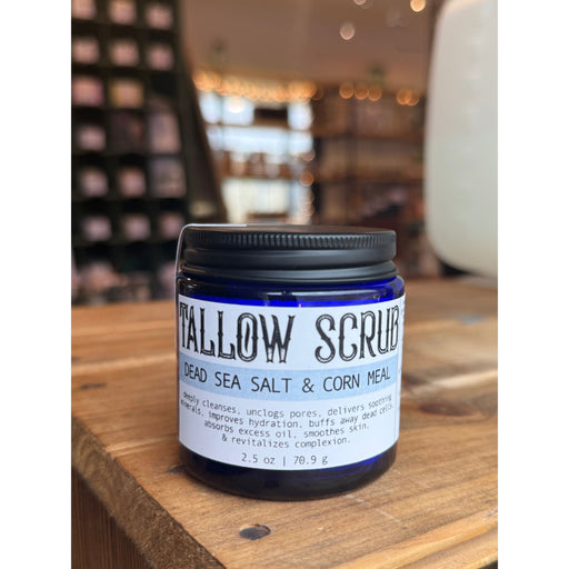 Apotheke DuJardin Tallow Scrub Series | Face & Body | Exfoliate & Moisturize Sienna DEAD SEA SALT & CORN MEAL
