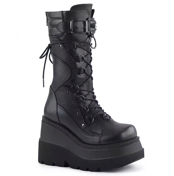 Autumn Winter Platform Midcalf Gothic Boots