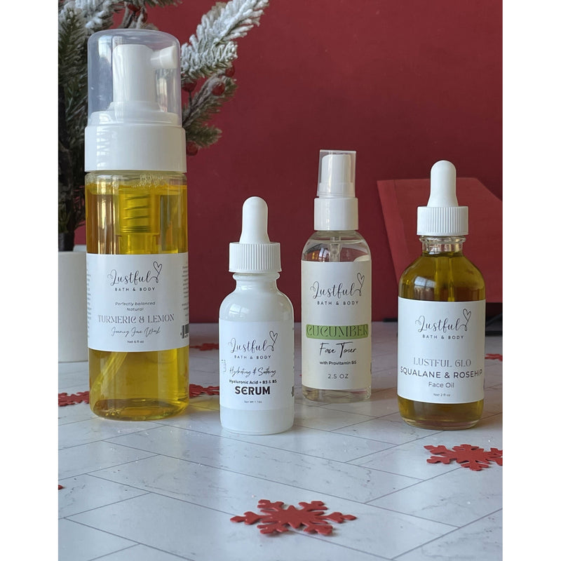 Lustful Bath, LLC LUSTFUL GLO ULTIMATE FACE CARE KIT Facial Cleansing Kit