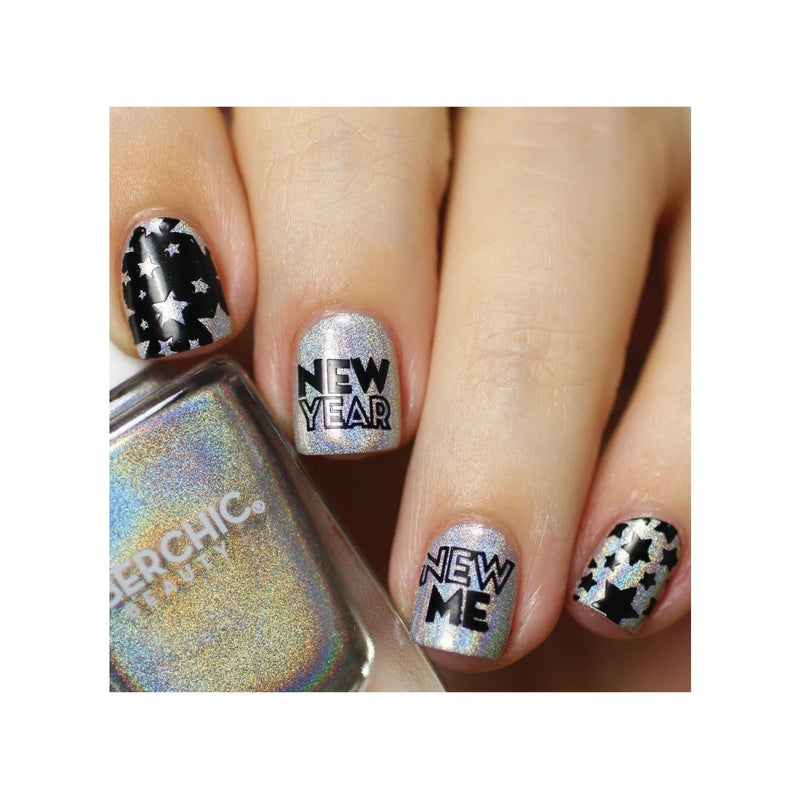 UberChic Beauty New Year New Digits Stamping Plate