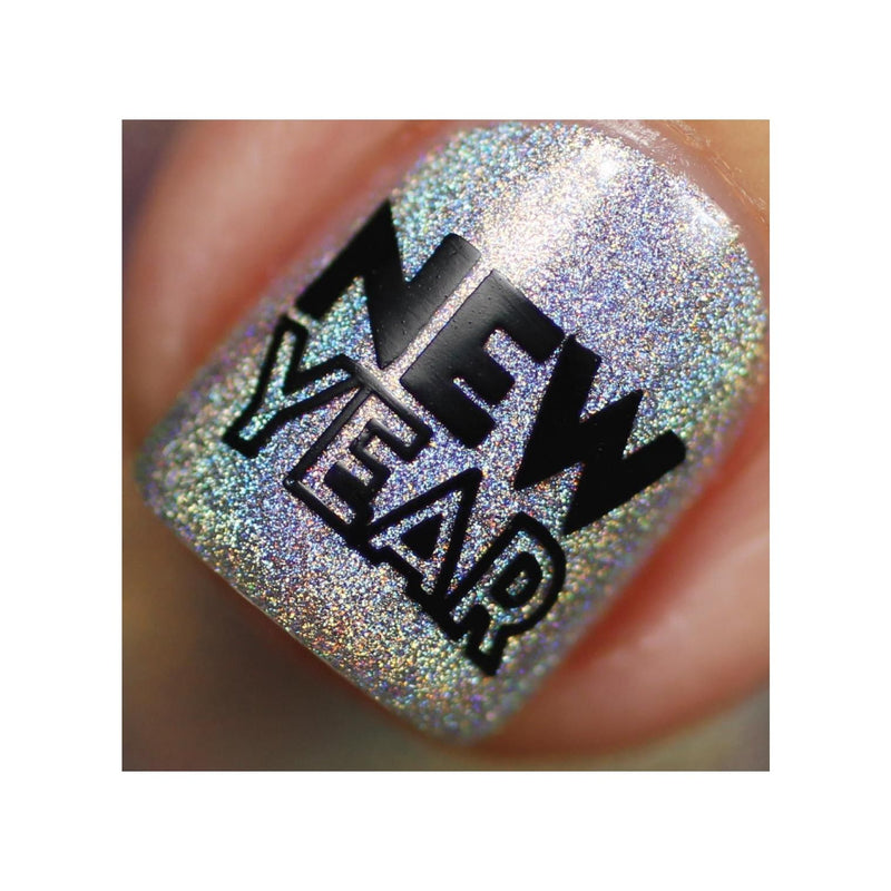 UberChic Beauty New Year New Digits Stamping Plate