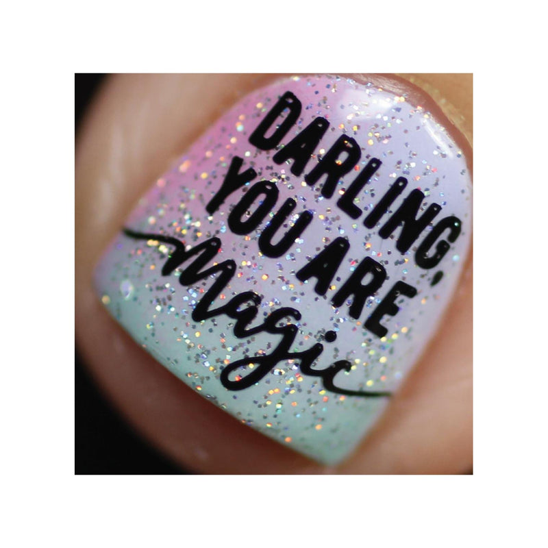 UberChic Beauty Unicorn Love-02 Stamping Plate