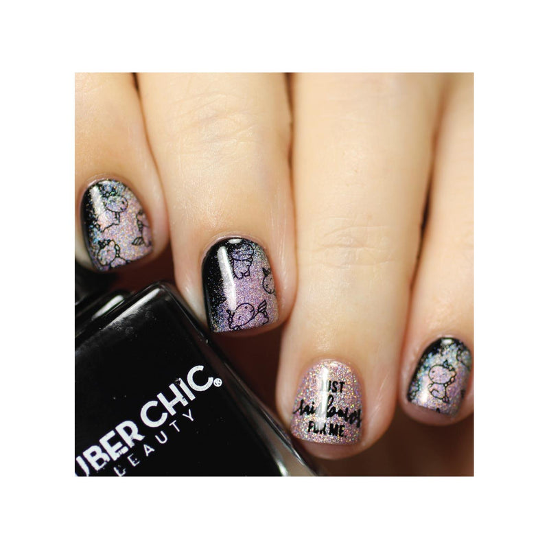 UberChic Beauty Unicorn Love-02 Stamping Plate