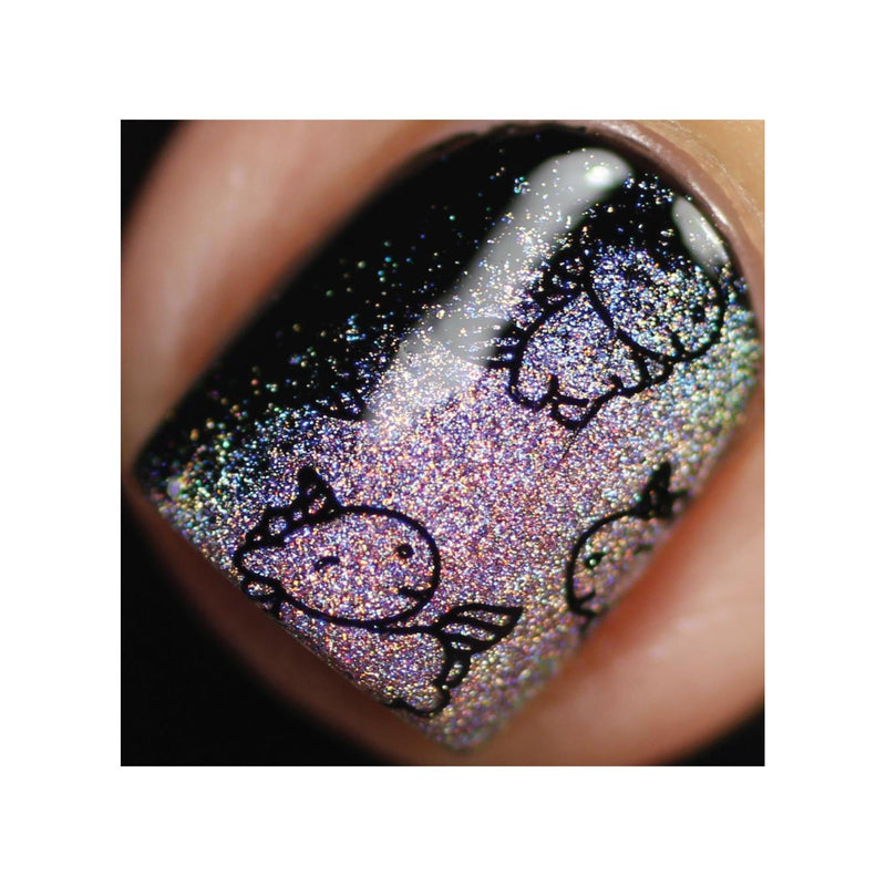 UberChic Beauty Unicorn Love-02 Stamping Plate