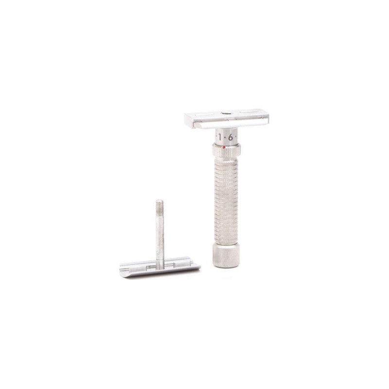 Rex Supply Co. Rex Supply Co. Ambassador Polished Adjustable Stainless Steel DE Razor RSC-101P DE Razor
