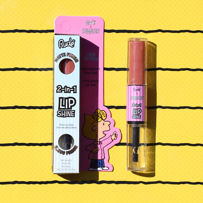 Rude Cosmetics - Rude Cosmetics - Peanuts 2-In-1 Lip Shine