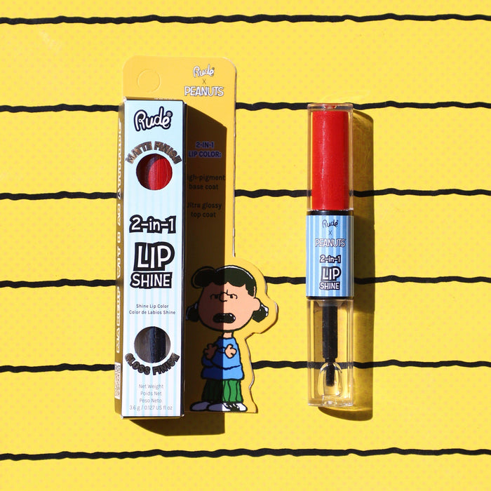 Rude Cosmetics - Rude Cosmetics - Peanuts 2-In-1 Lip Shine