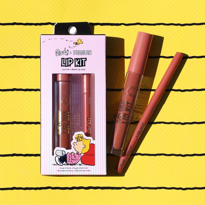 Rude Cosmetics - Rude Cosmetics - Peanuts Lip Kit - Lip Liner + Matte Lip Color