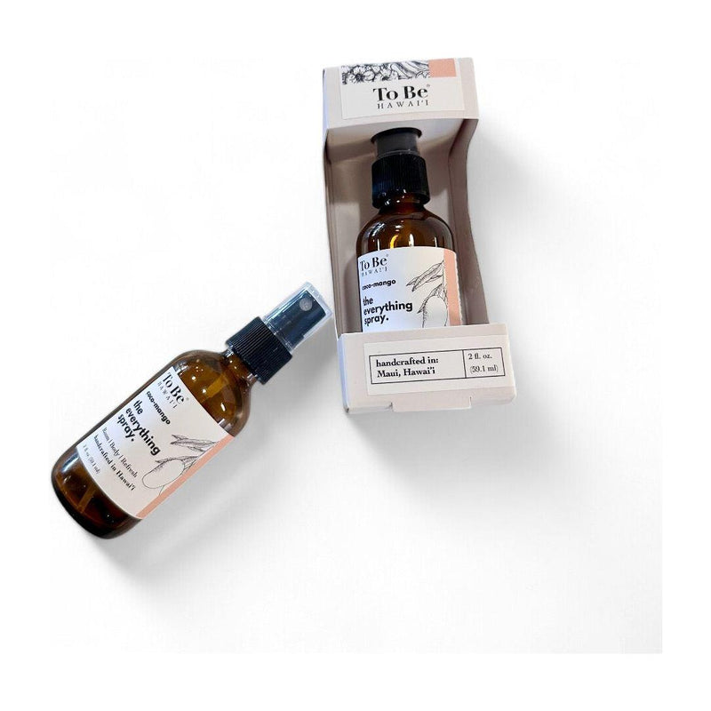 To Be Organics the everything spray coco-mango. Everything Spray